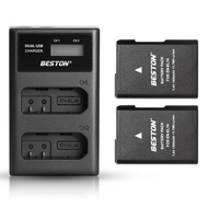 Bộ 2 Pin Nikon EN-El14 Beston và Sạc pin đôi EL14 dùng Cho máy ảnh Nikon D3100 / D3200 / D3300 / D51