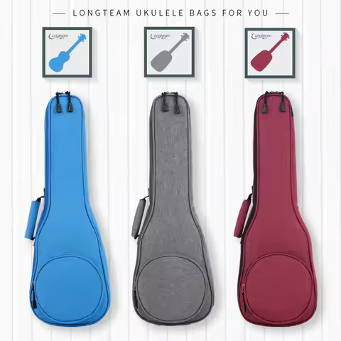 Ukulele Bag Soft Case Gig Waterproof Oxford Cloth Ukelele Hawaii Four String Guitar Backpack For 21/