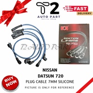 T2 PLUG CABLE NISSAN DATSUN 720 7MM SILICONE 1SET