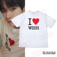 Koren kpop NCT WISH i love wish t-shirt