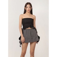 Jellyfish Denim Top in Black