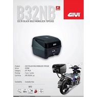 GIVI BOX B32NB BOLD (BLACK EDITION) MONOLOCK PRODUCT USE FOR YAMAHA Y15ZR LC135 RS150 AND ALL MODEL BIKE