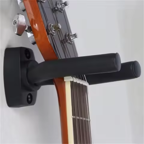 Miwayer Guitar Hook Black Guitar Adjustable Hanger Support Musical Instrument Guitar Hangerfor Guita
