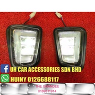 Perodua Axia 2017-2018 (G SPEC) Front Bumper Led Drl Daylight Light Lights Lamp Fog Lamp Foglamp 3 IN 1 [READY STOCK]