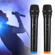 shopp E6 Wireless USB VHF Dual Microphone Speaker Cordless Handheld Home Karaoke KTV