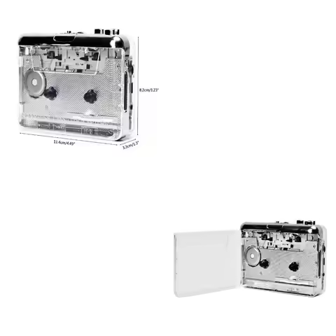 F62C Portable Tape Cassette Player Convert Tape To MP3 USB Type-c