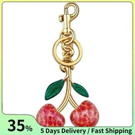 Cherry Bag Charms Purse Charms for Handbags Cherry Keychain Accessories Gifts for Women Purse Cherms