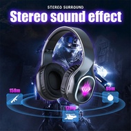 Wireless Bluetooth Headphones PC Gaming Headset Foldable Over Ear Stereo Bass