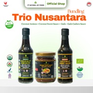 Trio Nusantara Bundling Package (Coconut Soy Sauce + Coconut Sweet Soy Sauce + Gado-gado Mente Seaso