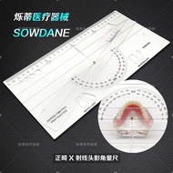 Dental orthodontic X-ray cephalometric angle measuring ruler, dental and oral care