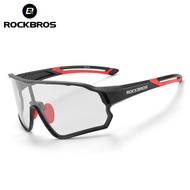 【CW】 ROCKBROS Photochromic Bike Glasses Bicycle UV400 Sports Sunglasses for Men Women Anti Glare Lightweight Hiking Cycling Glasses 1