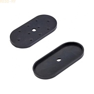 Rubber Equipment Base Cushions 2 Pack 18.9x8.8x1.2cm for Home and Commercial Gym