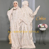 Mukena Terusan Dewasa Bordir AL-Arofah Seribu Bunga Melati