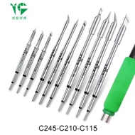 C210 C245 C115 T2450Integrated heating core soldering iron tip, high-temperature resistant soldering
