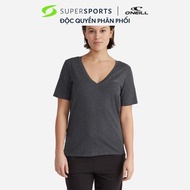 [NEW] Áo Thun Nữ ONeill Essentials V-Neck - Xám - N1850007-19010