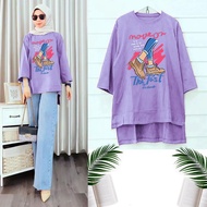 MIYU - Atasan Tunik Wanita Muslim Move On Oversize