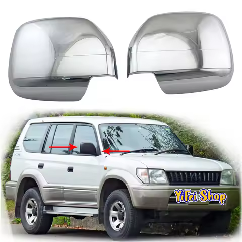 2pcs Car ABS Chrome Accessories Plated 1996-2002 For Toyota Land Cruiser Prado fj90 lc90 90 3400 Doo