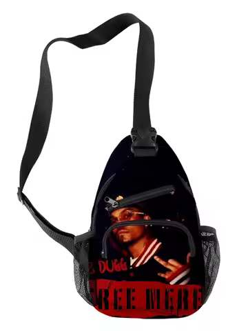 Luxury Popular 42 DUGG Crossbody Chest Bags Oxford Waterproof Boys/Girls Sports Travel Bags 3D Print