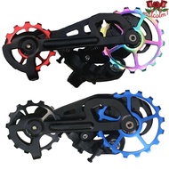 MALCOLM1 Bike Ceramic Bearing Guide Rear Derailleur Transmission Accessories Road Bike Jockey Wheel 
