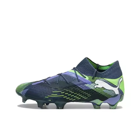 PUMA FUTURE 7 ULTIMATE Soccer Shoes Unisex Low Top Blue/Green 107916-03