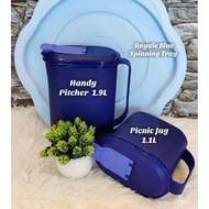 HANDY BEVERAGE JUG TUPPERWARE SET / SPINNING TRAY