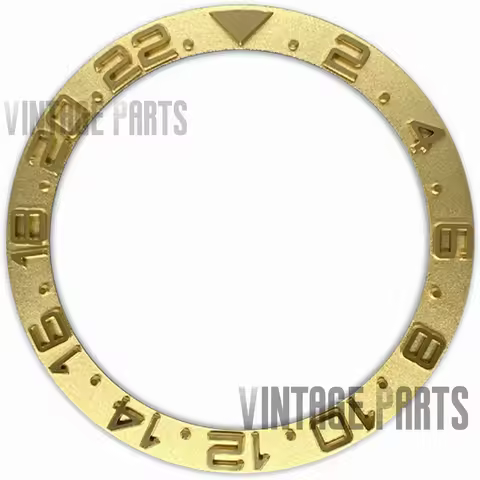 38mm GMT slop metal yacht master bezel insert fit for Rolex seiko watch