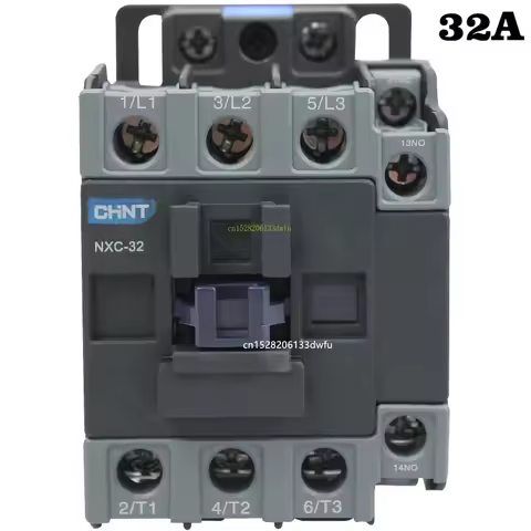 CHINT NXC-32 32A LC1D AC Contactor CJX2-3210 3201 NO NC LC1 DIN Rail Mount Electric Power Contactor 