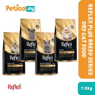Reflex Plus 1.5kg Breed Series Adult & Puppy Dry Cat Food (Maine Coon / Persian / British Shorthair)
