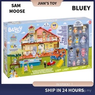 S2570 Sam MOOSE Bluey Bluey Big House Deluxe Set Children's Educational Toys