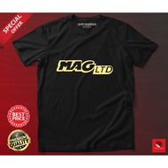 BAJU HELMET MAG LTD MAGNUM T-SHIRT LENGAN PENDEK ROUNDNECK COTTON