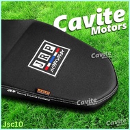 ▤ ▦ RUSI ROYAL 125 JRP SEAT COVER LIHA TEXTURE BLACK with LOGO AND STICKER