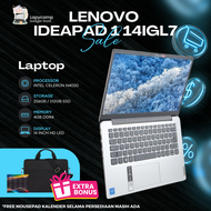 LAPTOP BARU 3 JUTA-AN LENOVO 14IGL7 SSD 512GB RAM 4GB KAMERA JERNIH 720P LAYAR 14" FREE TAS LAPTOP