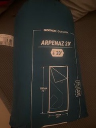 全新未拆過Decathlon Quechua Arpenaz 20° 睡袋