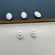 Fu's S999 Pure Silver 3D Hard Silver Accessories Fu Character Ingot Spacer Beads DIY Braided Rope Br
