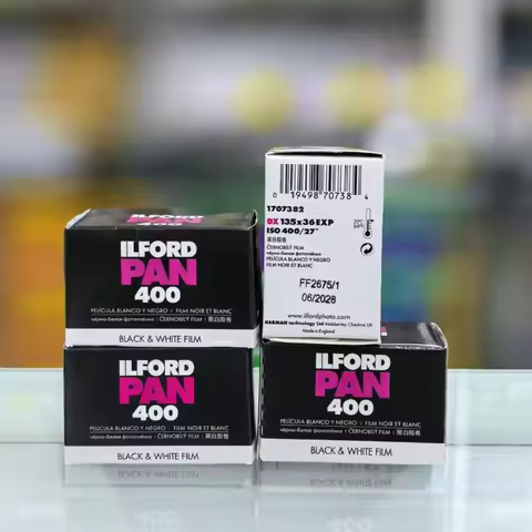 ILFORD Black And White Film ILFORD Pan 400 135 35mm B&W Negative Film 36 Exposure 1-10 Rolls Film Ca