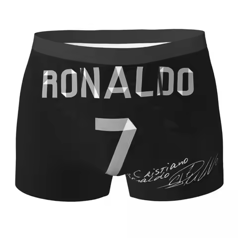 Boxer Underpants Shorts Cristiano Ronaldo Cr7 Panties Men Ventilate Underwear for Homme Man Boyfrien