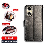 Classic Leather For Oppo A59 5G A1i A2m CPH2617 PJU110 Wallet Vintage Folio Case Flip Notebook Style