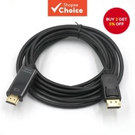 DP DisplayPort to HDMI-Compatible Adapter Connector Converter 1.8m cable 2K 4K 1080P For desktop lap