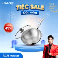 Chảo inox 304 lòng sâu Kalite KWP2501 chống dính chống xướcsize 24cmdùng mọi loại bếpchiên xào 2in1b