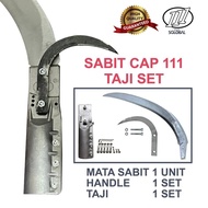 (100%ORI) Sickle / Sabit CAP 111 Taji set/ Full set dengan Sabit Cap 111