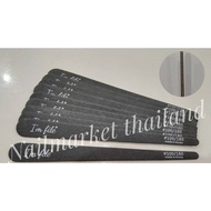 Thin file 'I am file' Black 100/180 grit Pack Of 10 Pieces Imported Nail