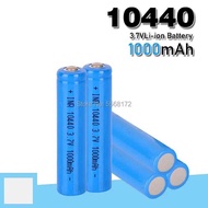 10440 AAA Size 3.7V 1000mAh 10440 Lithium Li-ion Battery Button Top For Radio Gamepad LED Light c