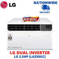LG 2.5HP LA250GC (new model) DUAL INVERTER WINDOW TYPE AIRCON (NATIONWIDE DELIVERY)