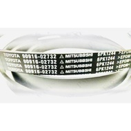 Toyota Fan Belt 90916-02732 for Toyota Alphard AGH30 2.5 2015 - 6PK1244 ( 6PK1240 / 6PK1245 )