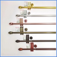 150cm/200cm Adjustable Extendable Curtain Rod Set For Windows 3/4 58inches/78inches (6 colors)