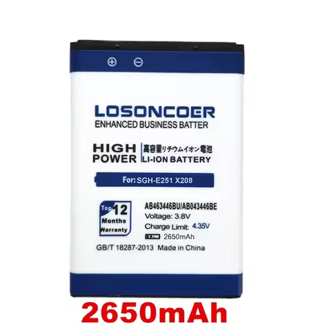 AB463446BU AB043446BE For Samsung SGH E251 E258 E350 E428 E500 E900 E908 M620 C512 X208 1258 1250 X1