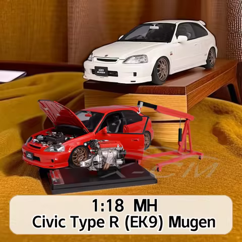 1/18 Diecast Model Car Model MH Civic Type-R (EK9) Gifts for Collectors