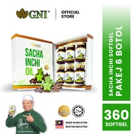 GNI Sacha Inchi Ustaz Hanafi Kapsul (6 Botol x 60 Kapsul)