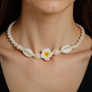 JOJO COCO European American Bohemian Holiday Style Seaside Shell Necklace