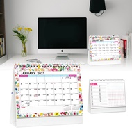 ✈⊕Portable Notebook Countdown Desk Calendar 2021 Writable Plan Desk Calendar calendar